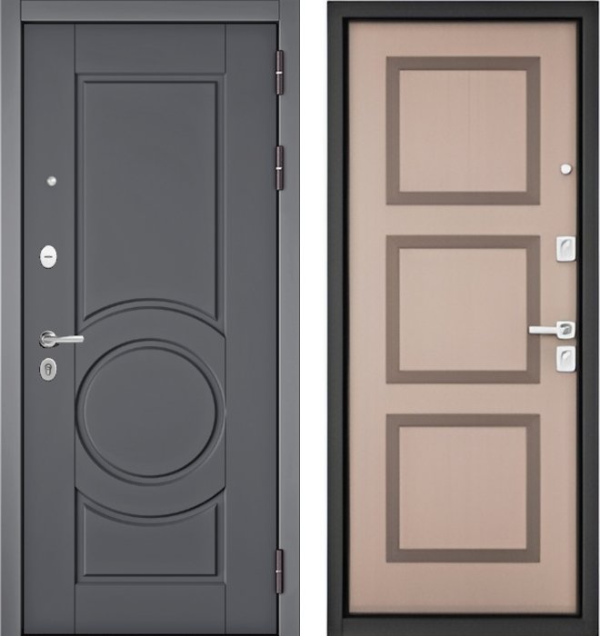 Входная дверь МАСТИНО TRUST MASS 6 Оскуро / 192 Дуб кофейный матовый