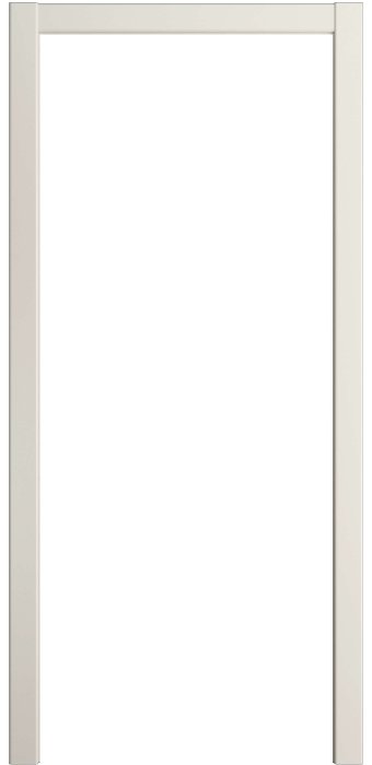 Телескопический Прямой наличник Порта Алекс Эмаль Бежевая