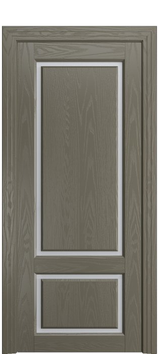 Дверь межкомнатная Порта Алекс СОЛО 3 Дюна шпон, стекло сатин светлый