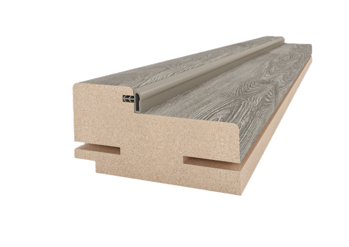 Дверная коробка Порта Алекс Шпон Темно-серый