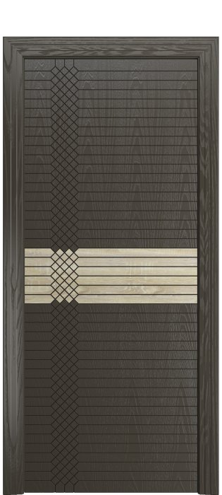 Дверь межкомнатная Порта Алекс ПОРТА 2 Гриджио вставка CPL шпон