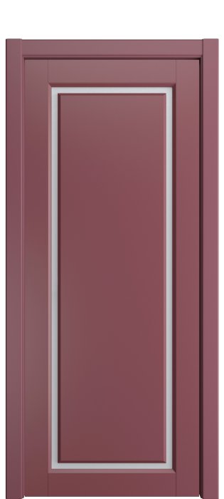 Дверь межкомнатная Порта Алекс СОЛО 2 Марсала эмаль, стекло сатин светлый