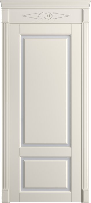 Дверь межкомнатная Порта Алекс СОЛО 3 Бежевый эмаль, стекло сатин светлый