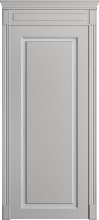 Дверь межкомнатная Порта Алекс СОЛО 2 Грей эмаль, стекло сатин светлый