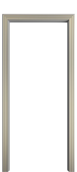 Наличник Спарта Порта Алекс Светло-серая патина золото эмаль