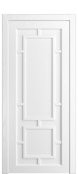 Дверь межкомнатная Порта Алекс СОЛО 1 Белоснежный шпон