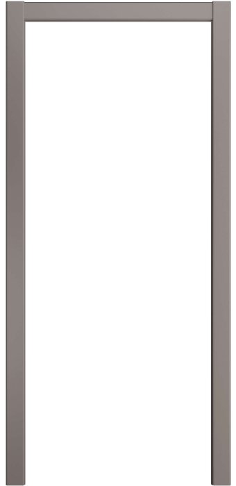 Телескопический Прямой наличник Порта Алекс Эмаль Темно-серая