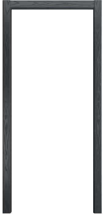 Телескопический Прямой наличник Порта Алекс Шпон Графит