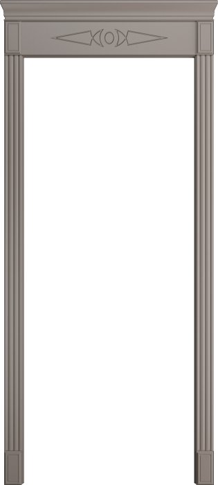 Капитель 6 Порта Алекс Темно-серая эмаль