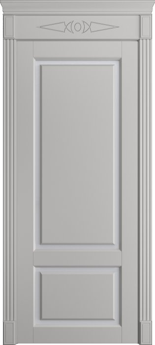 Дверь межкомнатная Порта Алекс СОЛО 3 Грей эмаль, стекло сатин светлый