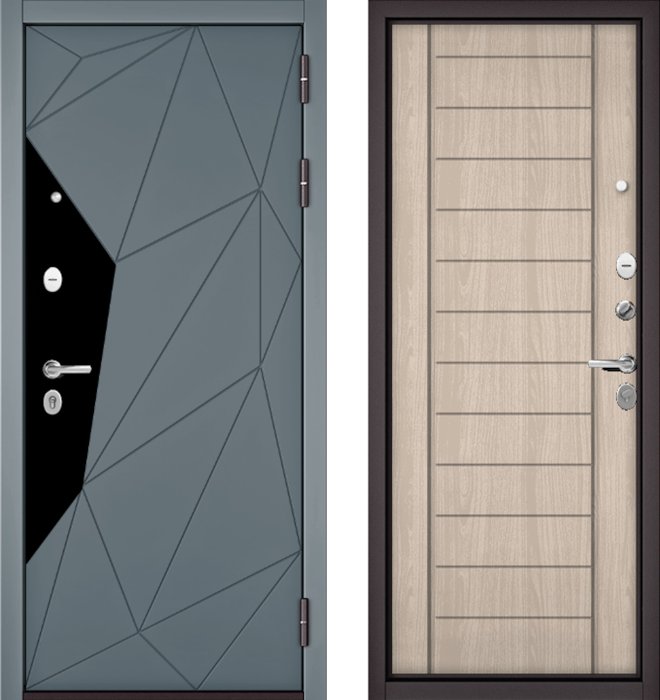 Входная дверь МАСТИНО TRUST MASS 202 Океан стронг / 137 Ясень ривьера айс