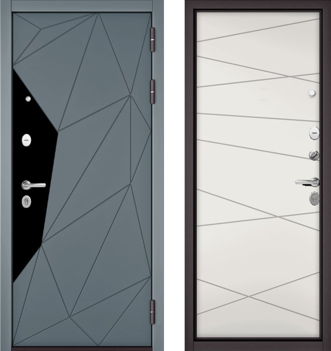 Входная дверь МАСТИНО TRUST MASS 202 Океан стронг / 130 Белый софт