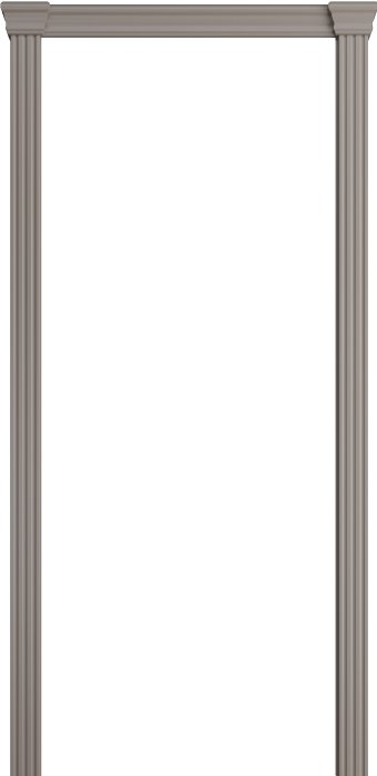 Капитель 1 Порта Алекс Темно-серая эмаль