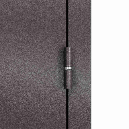 Дверь входная СЛИМ ЭКО Букле шоколад/Букле шоколад 2050*960*50 мм, ПРАВАЯ