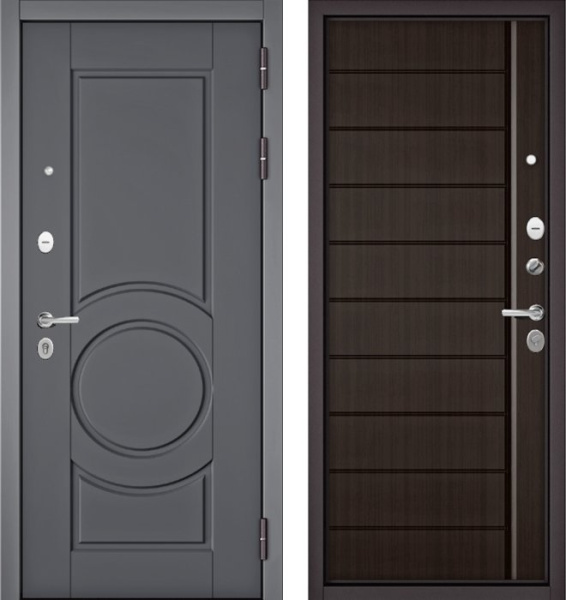 Входная дверь МАСТИНО TRUST MASS 6 Оскуро / 136 Шоколад ларче