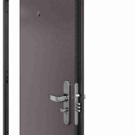 Дверь входная СЛИМ ЭКО Букле шоколад/Букле шоколад 2050*960*50 мм, ПРАВАЯ