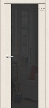 Дверь межкомнатная ЗОДЧИЙ ВОЛНА 1 ПЗ зеркальное Лапачо айриш