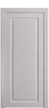 Дверь межкомнатная Порта Алекс СОЛО 2 Агат шпон, стекло сатин светлый