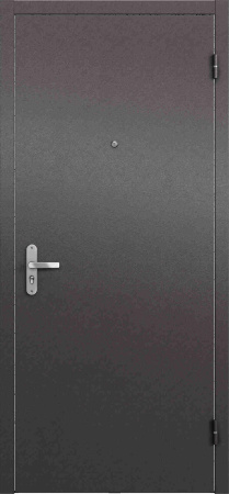 Дверь входная СЛИМ ЭКО Шоколад букле / Гладкий дуб белый 2050*960*50 мм, ЛЕВАЯ