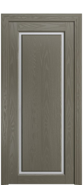 Дверь межкомнатная Порта Алекс СОЛО 2 Дюна шпон, стекло сатин светлый