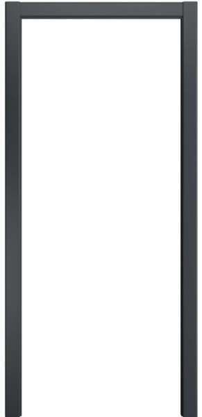 Телескопический Прямой наличник Порта Алекс Эмаль Графит