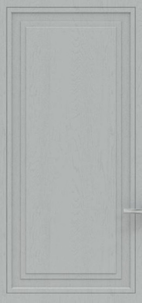 Дверь межкомнатная глухая Бизнес Парк Piramida 1 цвет Жемчуг 600*2000 мм без замка и петель