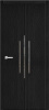 Дверь межкомнатная ЗОДЧИЙ СИТИ В7 ПО Блэк стекло Лакобель черный
