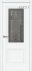 Дверь межкомнатная ЗОДЧИЙ ГЛОРИ 2 ПО алмаз светлое Шагрень белая