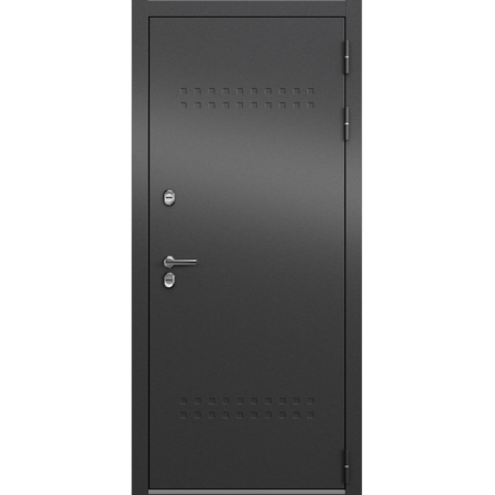 Дверь входная ТЕРМО СПЛИТ 880*2050 Антрацит / Дуб белый матовый, ПРАВАЯ