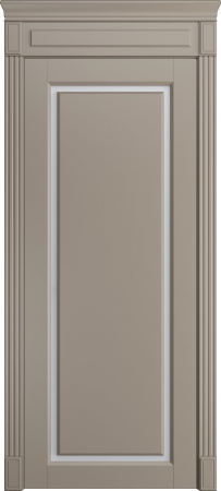 Дверь межкомнатная Порта Алекс СОЛО 2 Латте эмаль, стекло сатин светлый