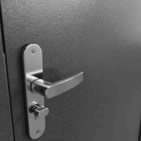 Дверь входная СЛИМ ЭКО Букле шоколад/Букле шоколад 2050*960*50 мм, ПРАВАЯ