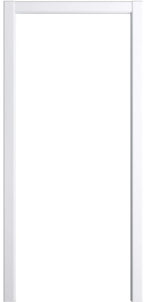 Телескопический Прямой наличник Порта Алекс Эмаль Вайт софт