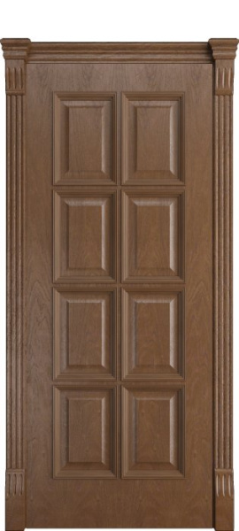 Дверь межкомнатная Порта Алекс КЛАССИКА 7 Дуб мокко шпон