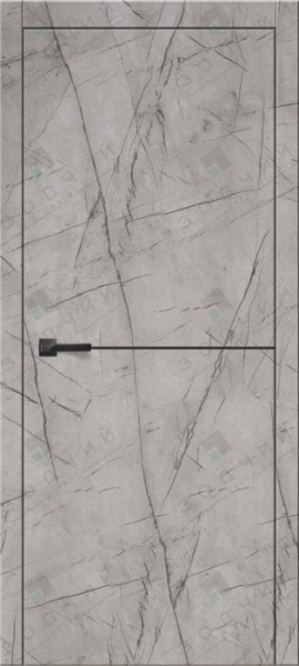 Дверь межкомнатная ЗОДЧИЙ КОМФОРТ 1 ПГ Мрамор серый