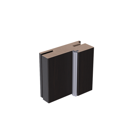 Дверная коробка Бизнес Парк телескопическая ПВХ для дверей Profile 8 2065х69х36 мм лиственница темная