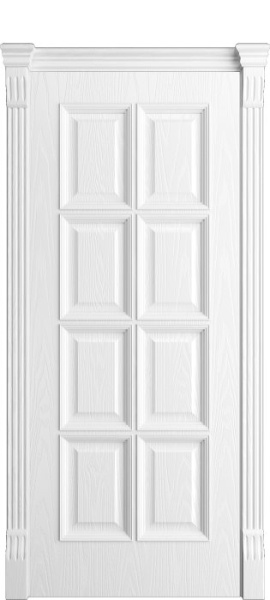 Дверь межкомнатная Порта Алекс КЛАССИКА 7 Белоснежный шпон