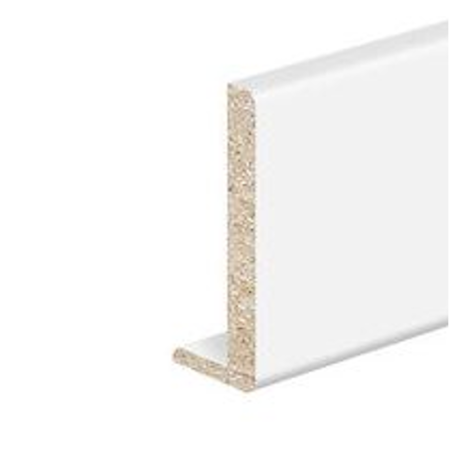 Наличник Бизнес Парк телескопический ПВХ для дверей CRYSTAL 2150х70х10 мм цвет Белый Софт