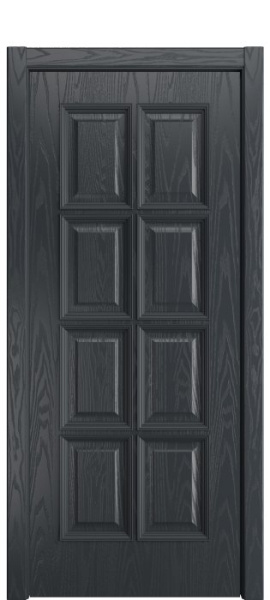 Дверь межкомнатная Порта Алекс КЛАССИКА 7 Графит шпон