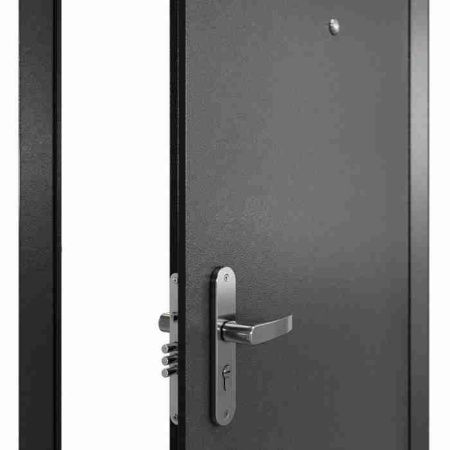 Дверь входная СЛИМ ЭКО Букле шоколад/Букле шоколад 2050*960*50 мм, ПРАВАЯ