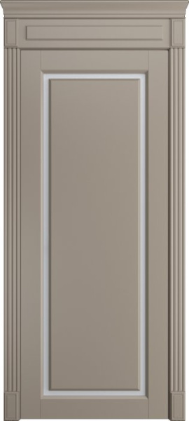 Дверь межкомнатная Порта Алекс СОЛО 2 Латте эмаль, стекло сатин светлый