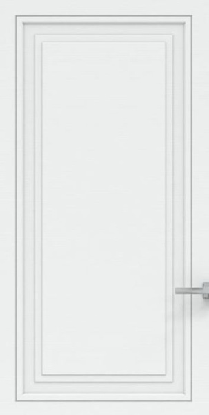 Дверь межкомнатная глухая Бизнес Парк Piramida 1 цвет Арктик 600*2000 мм