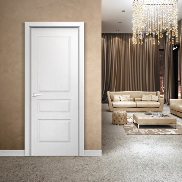 Дверь межкомнатная глухая Бизнес Парк МУЗА 3, Белоснежный, 600*2000 мм.