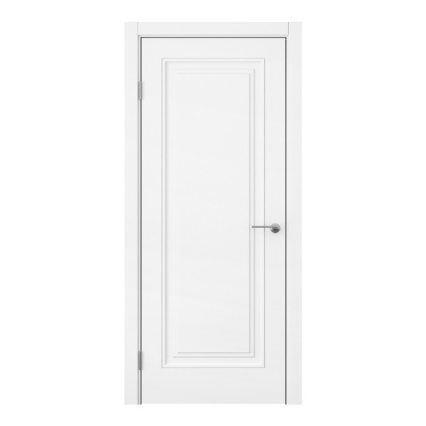 Дверь межкомнатная глухая Бизнес Парк ЛАЙН 7, Белая, 600*2000 мм