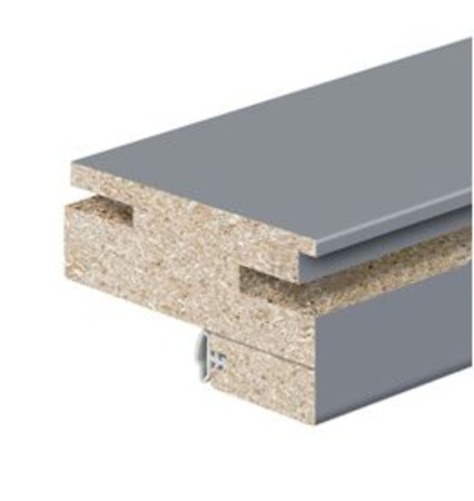 Дверная коробка Бизнес Парк телескопическая ЭМАЛЬ для дверей LINE 6 2065х72х40 мм цвет Графит