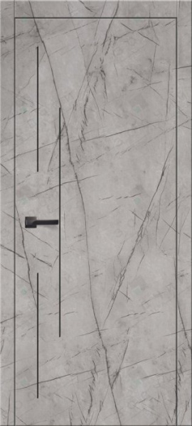 Дверь межкомнатная ЗОДЧИЙ КОМФОРТ 3 ПГ Мрамор серый