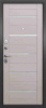 Дверь входная ФЭМИЛИ ЭКО Антрацит букле / Бьянко ларче 2050*860*70 мм, ПРАВАЯ