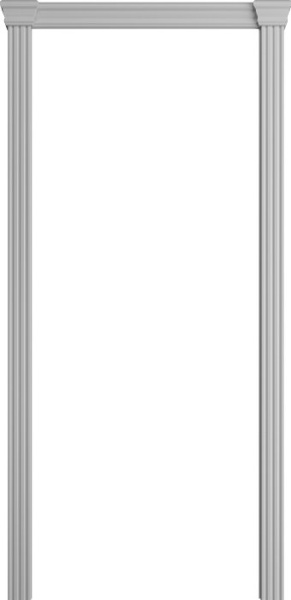 Капитель 1 Порта Алекс Светло-серая эмаль