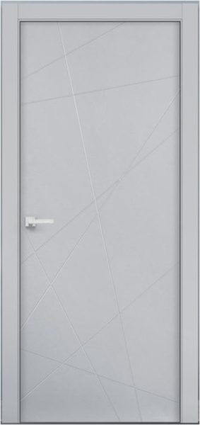 Дверь межкомнатная глухая Бизнес Парк ЛАЙН 4, Агат, 600*2000 мм