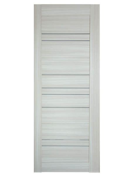 Дверь межкомнатная остекленная Бизнес Парк КРИСТАЛ 61, цвет - Сандал белый, стекло - Сатинат 600*2000 мм