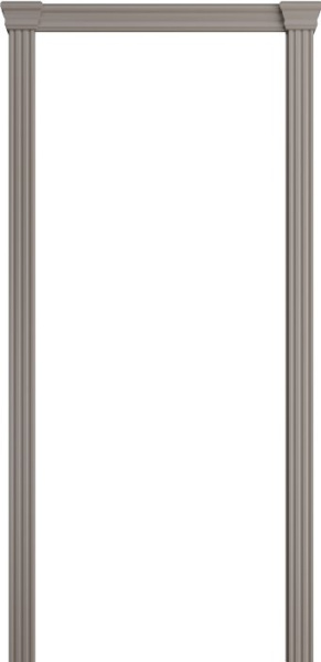 Капитель 1 Порта Алекс Темно-серая эмаль